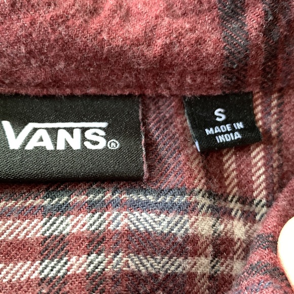 Vans flannel shirt size small - Picture 2 of 3